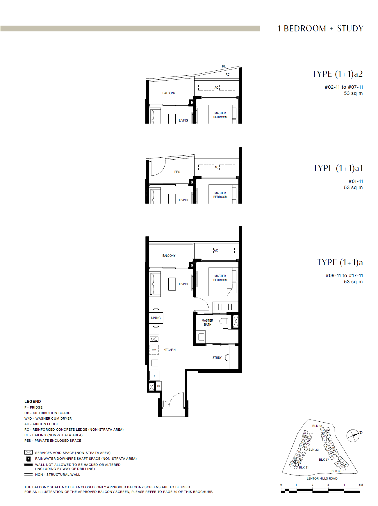 Lentor Hills Residences (1+1)a1 floor plan
