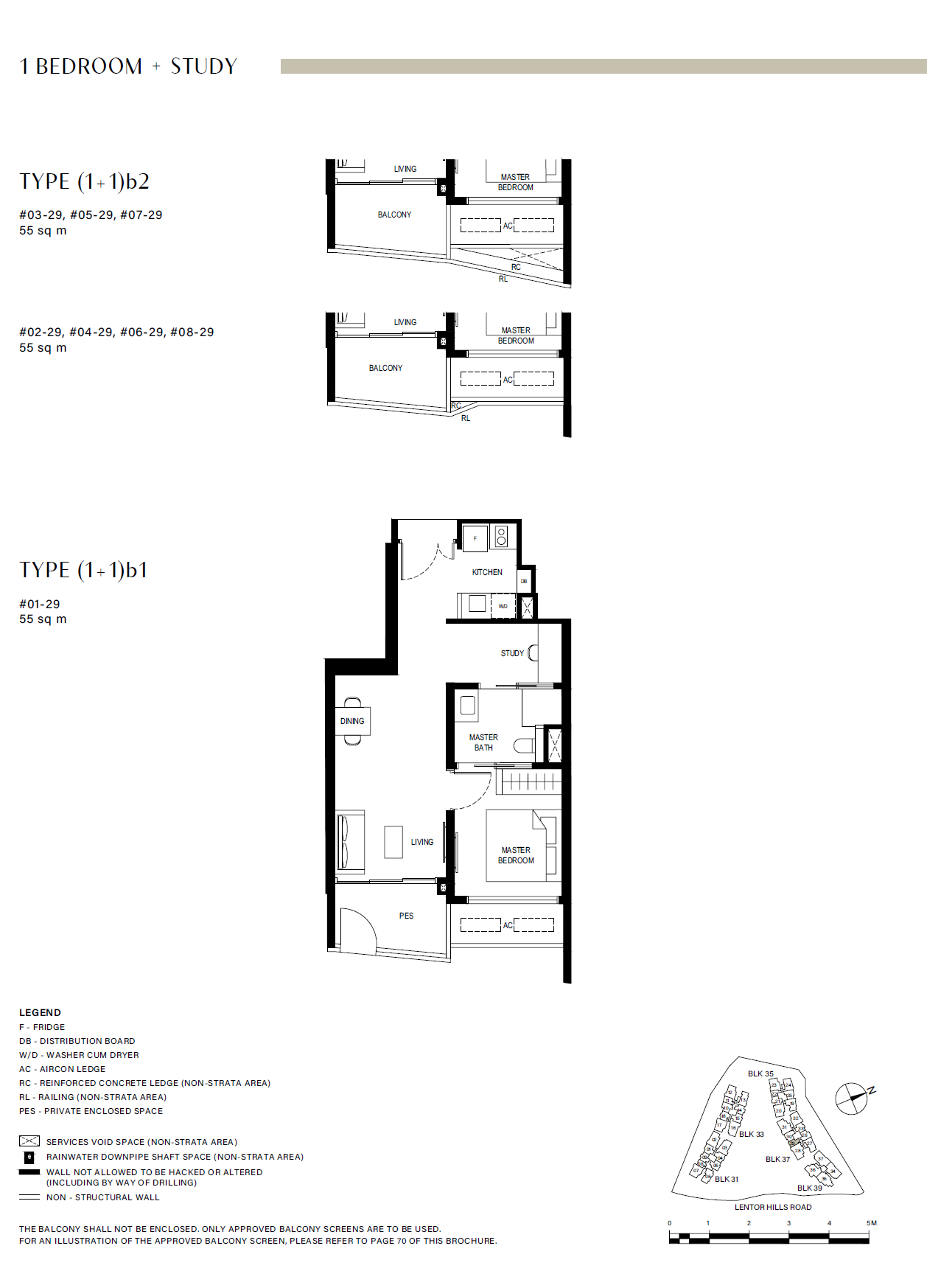 Lentor Hills Residences (1+1)b2 floor plan
