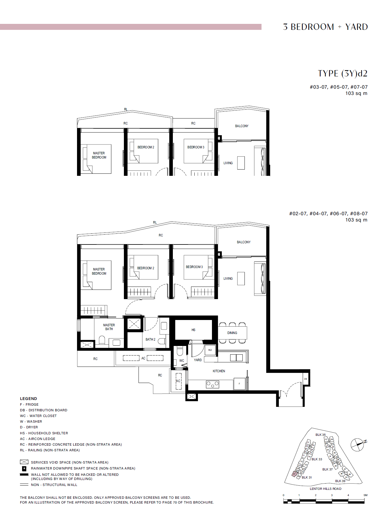 Lentor Hills Residences (3Y)d2 floor plan
