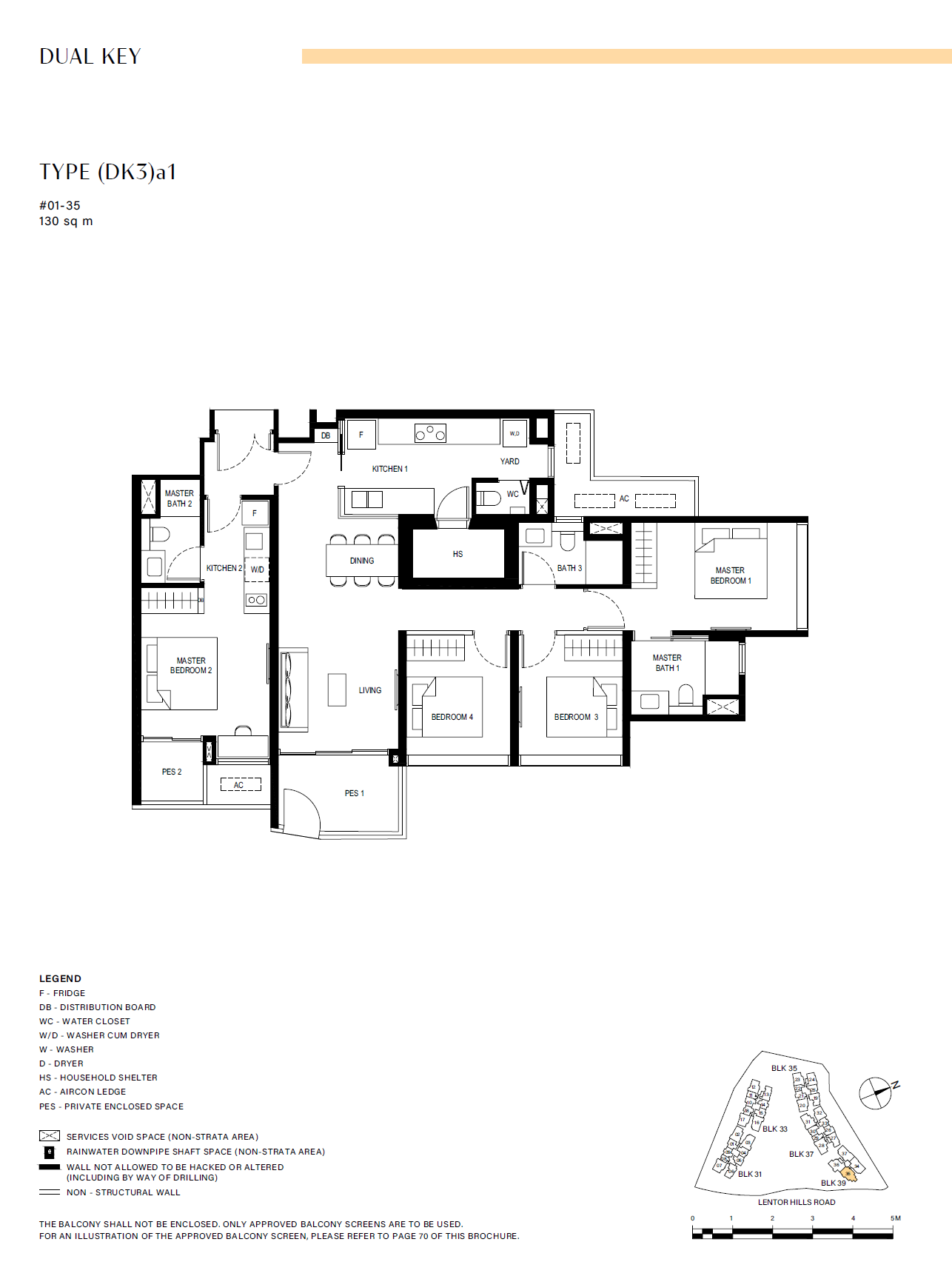 Lentor Hills Residences (DK3)a1 floor plan