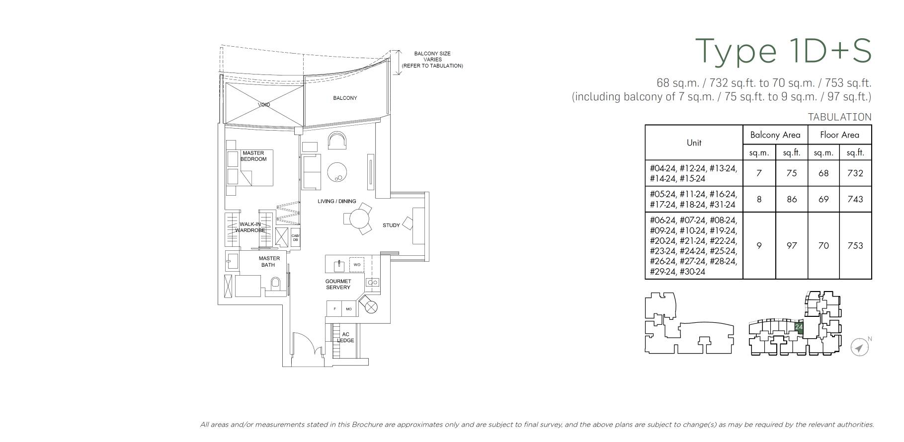 Marina One Residences floor plan