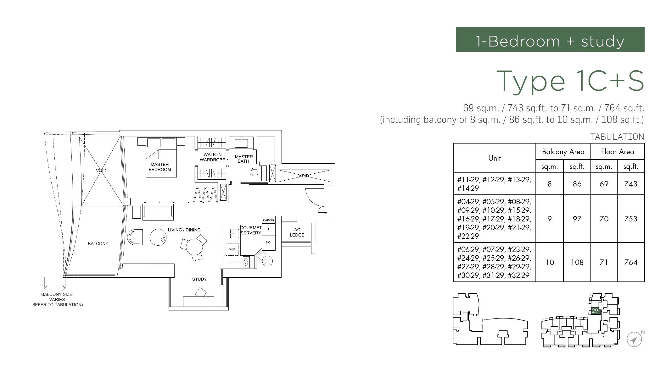 Marina One Residences floor plan