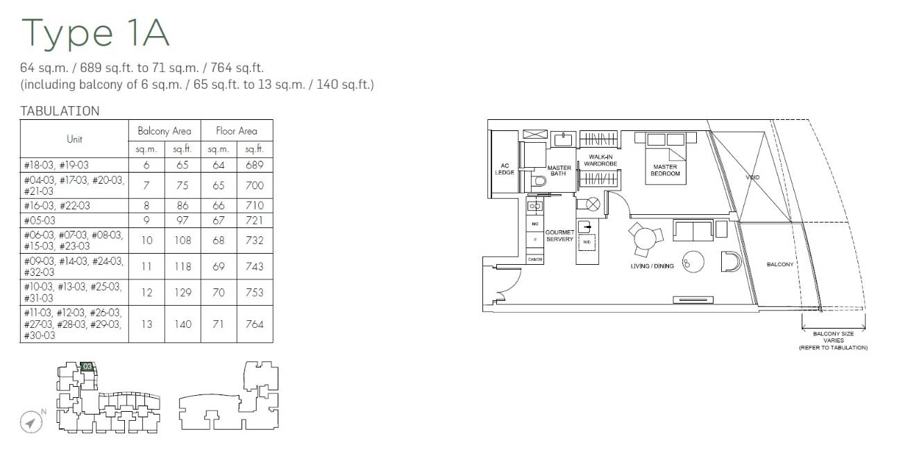 Marina One Residences floor plan