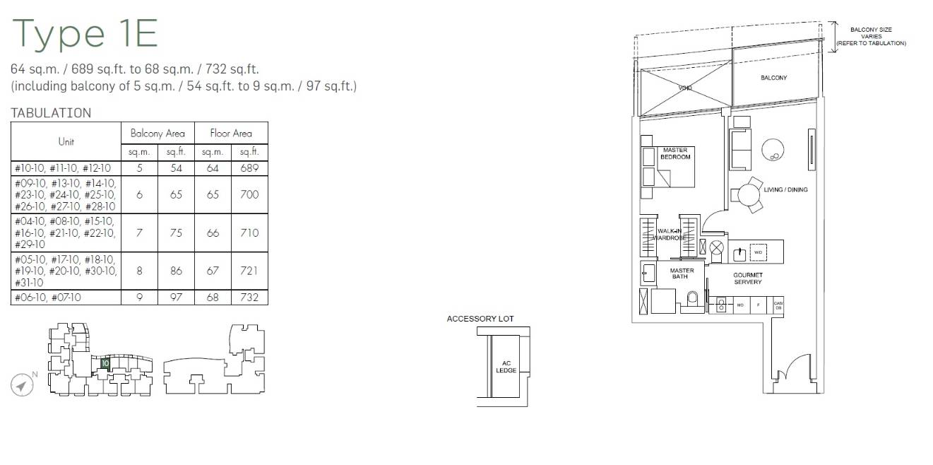 Marina One Residences floor plan