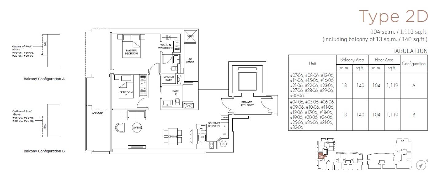 Marina One Residences floor plan