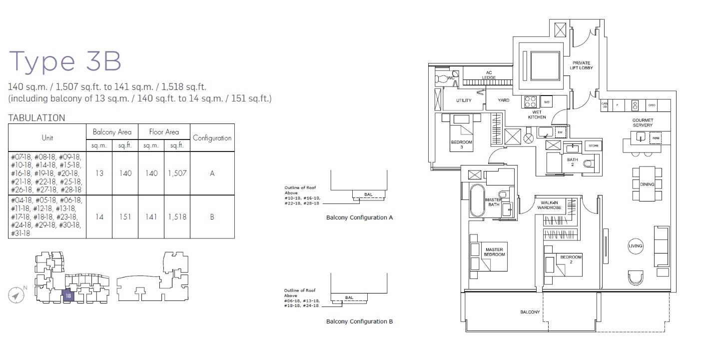 Marina One Residences floor plan