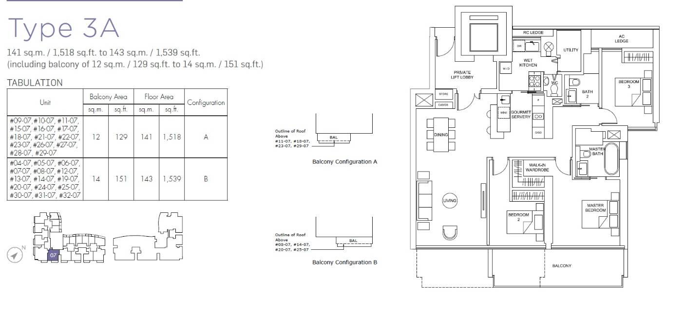Marina One Residences floor plan