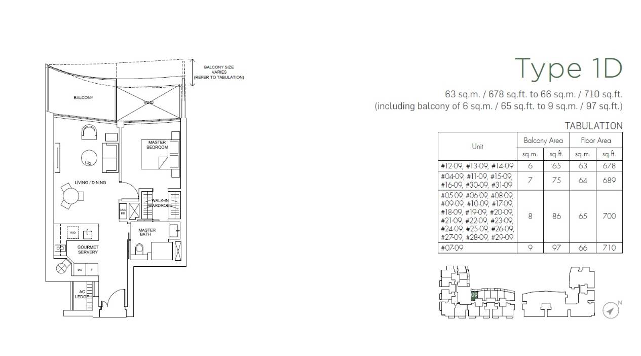 Marina One Residences floor plan