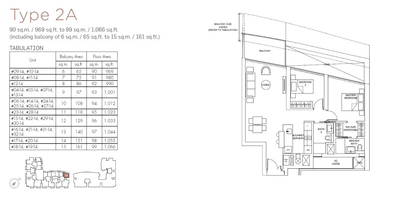 Marina One Residences floor plan