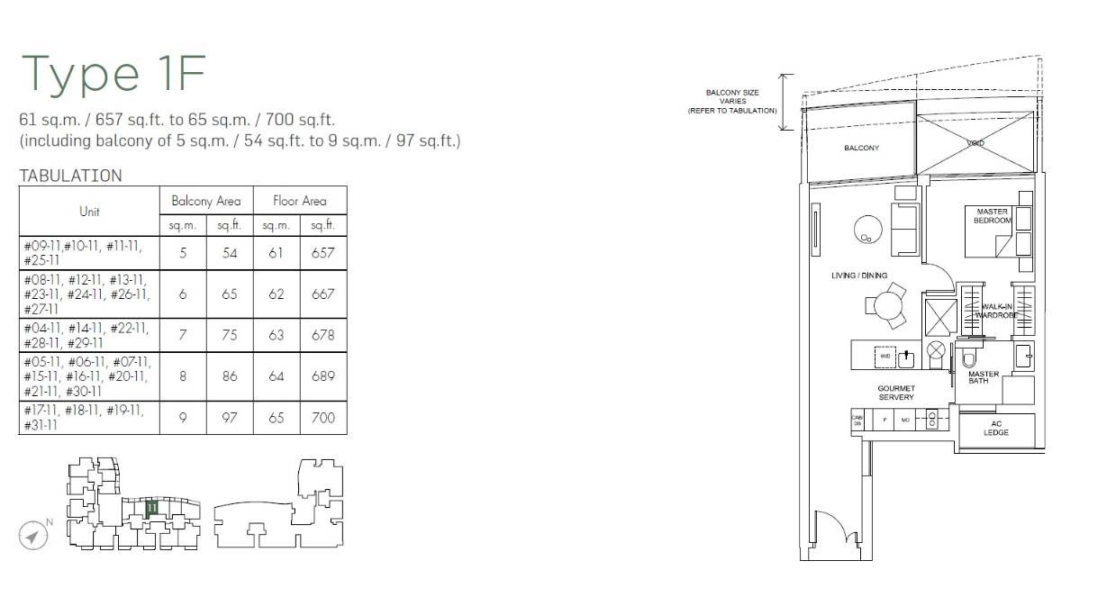 Marina One Residences floor plan