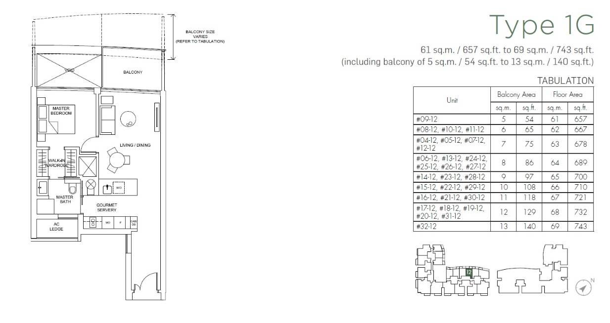 Marina One Residences floor plan