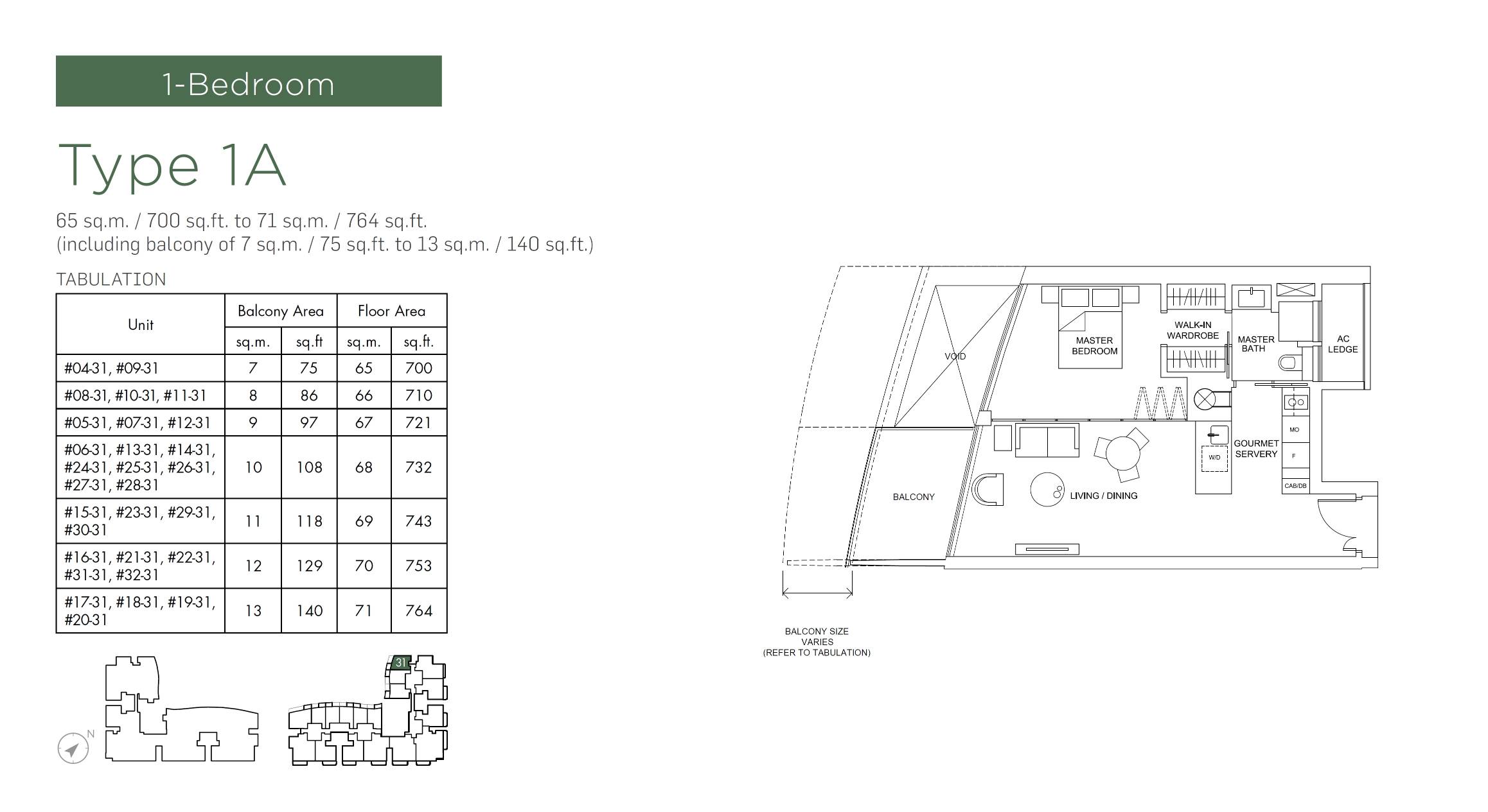 Marina One Residences floor plan