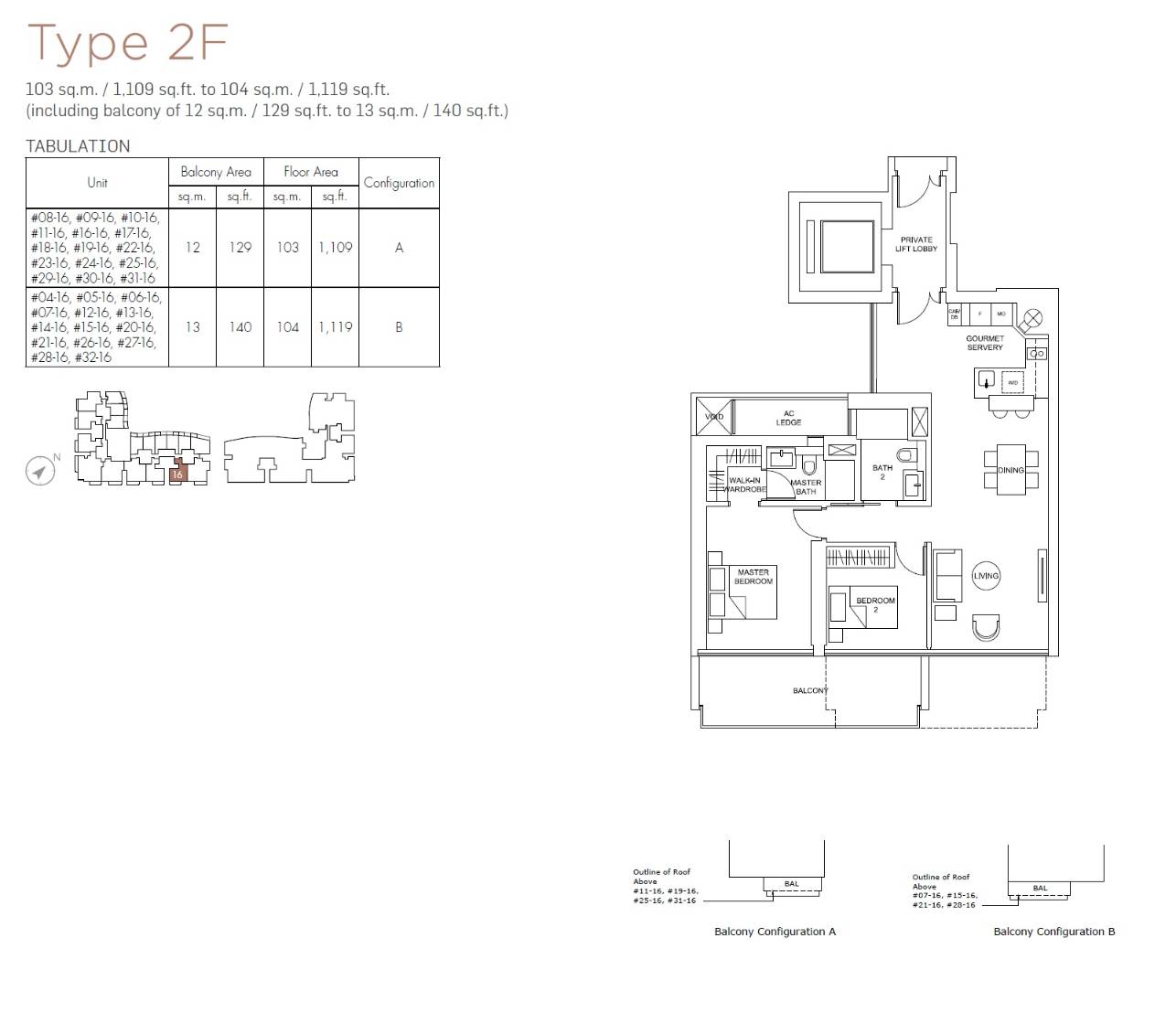 Marina One Residences floor plan