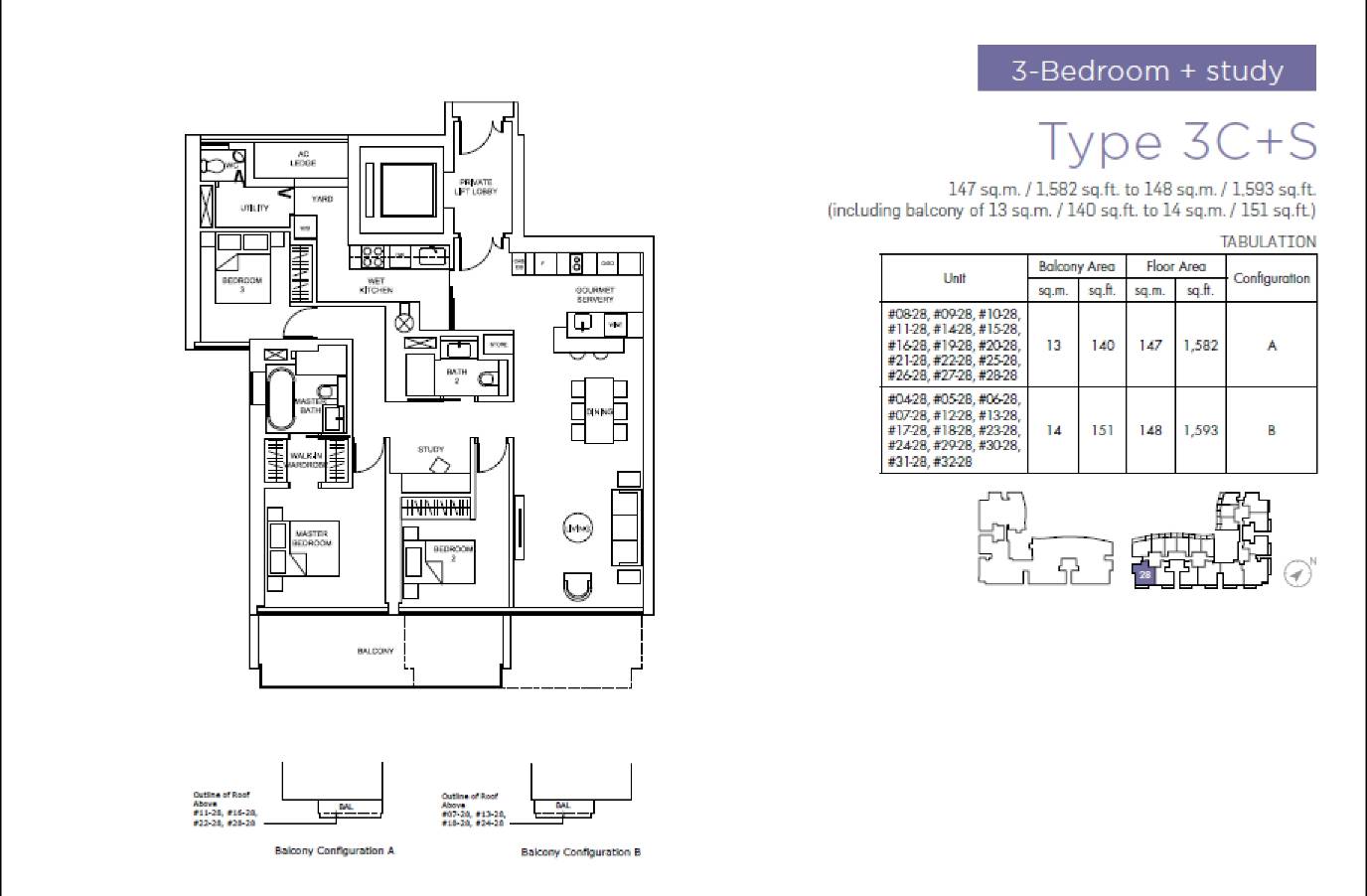 Marina One Residences floor plan