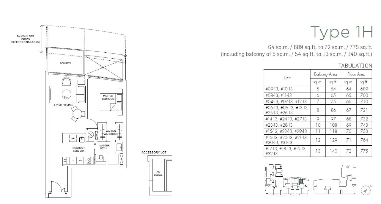 Marina One Residences floor plan