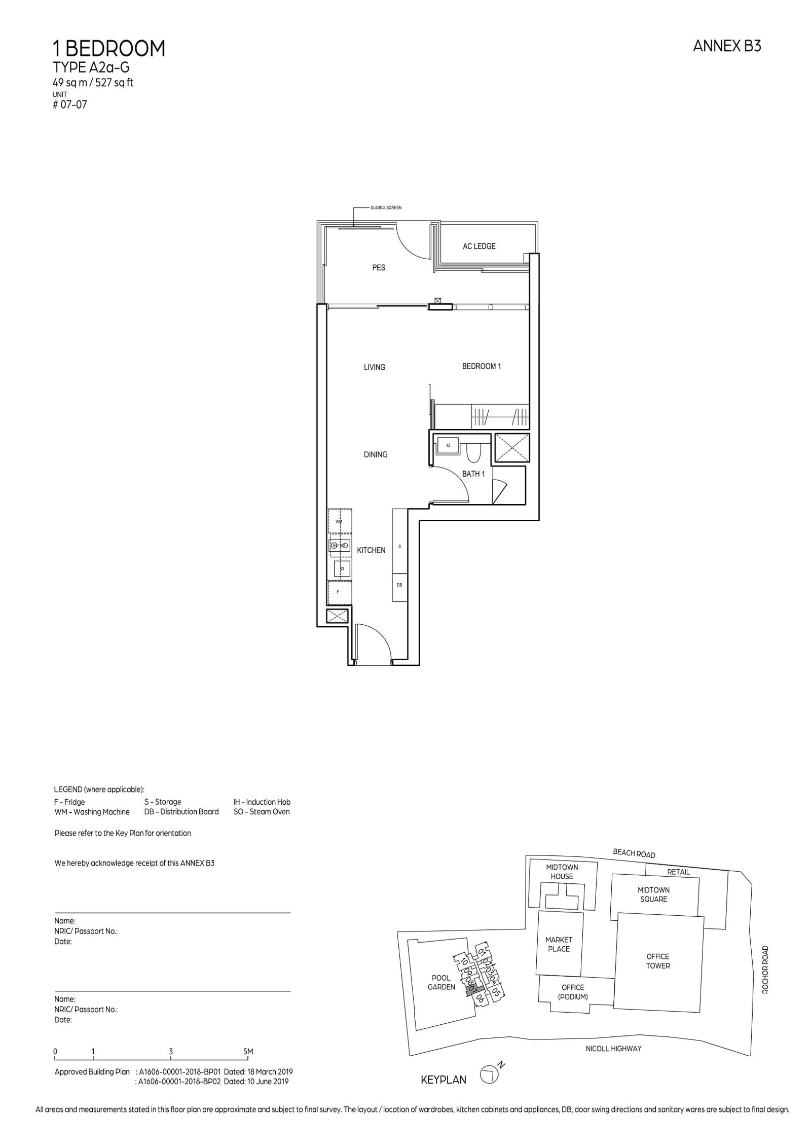 Midtown Bay 滨海名汇 A2a-G 户型图
