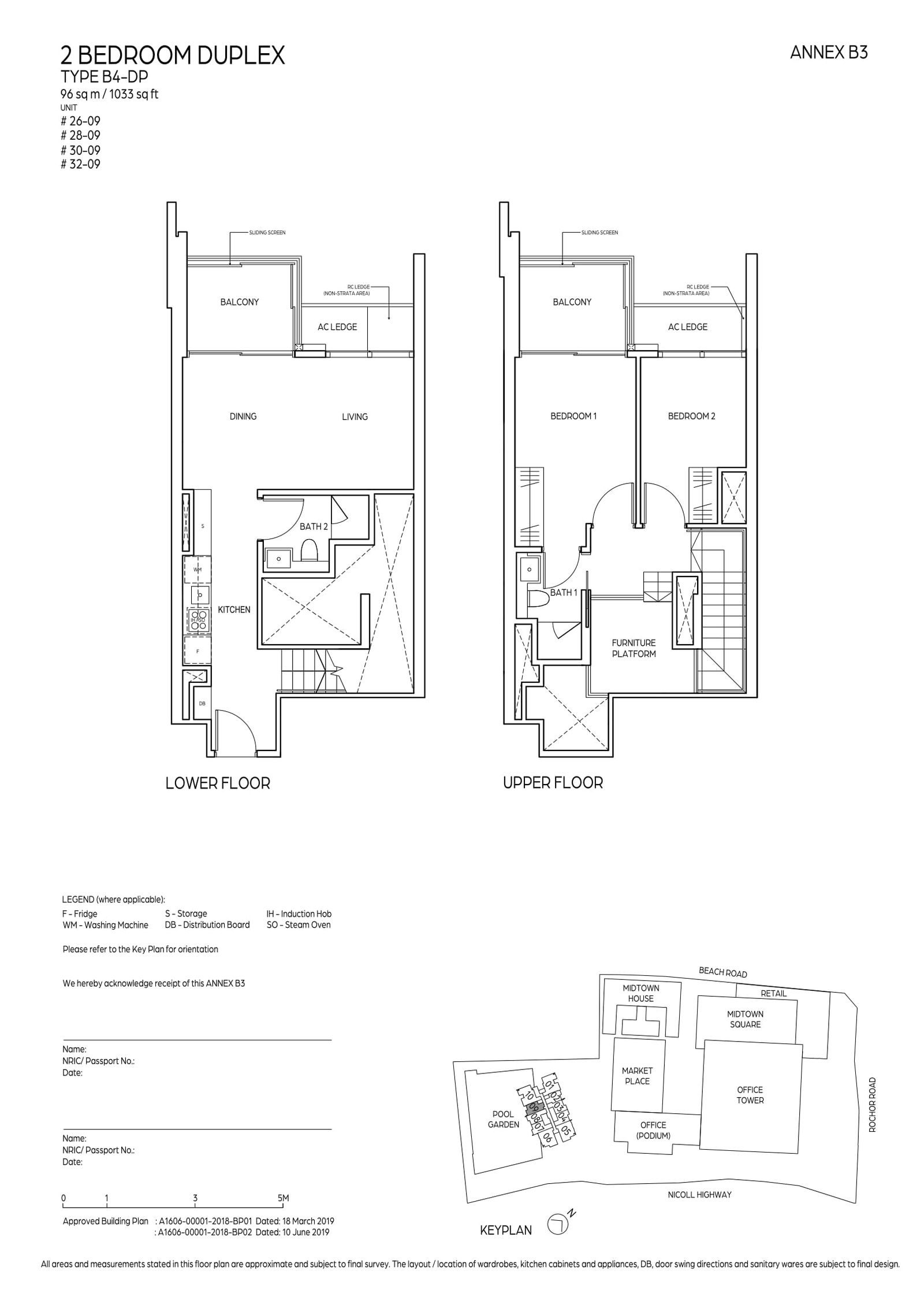 Midtown Bay 滨海名汇 B4-DP 户型图
