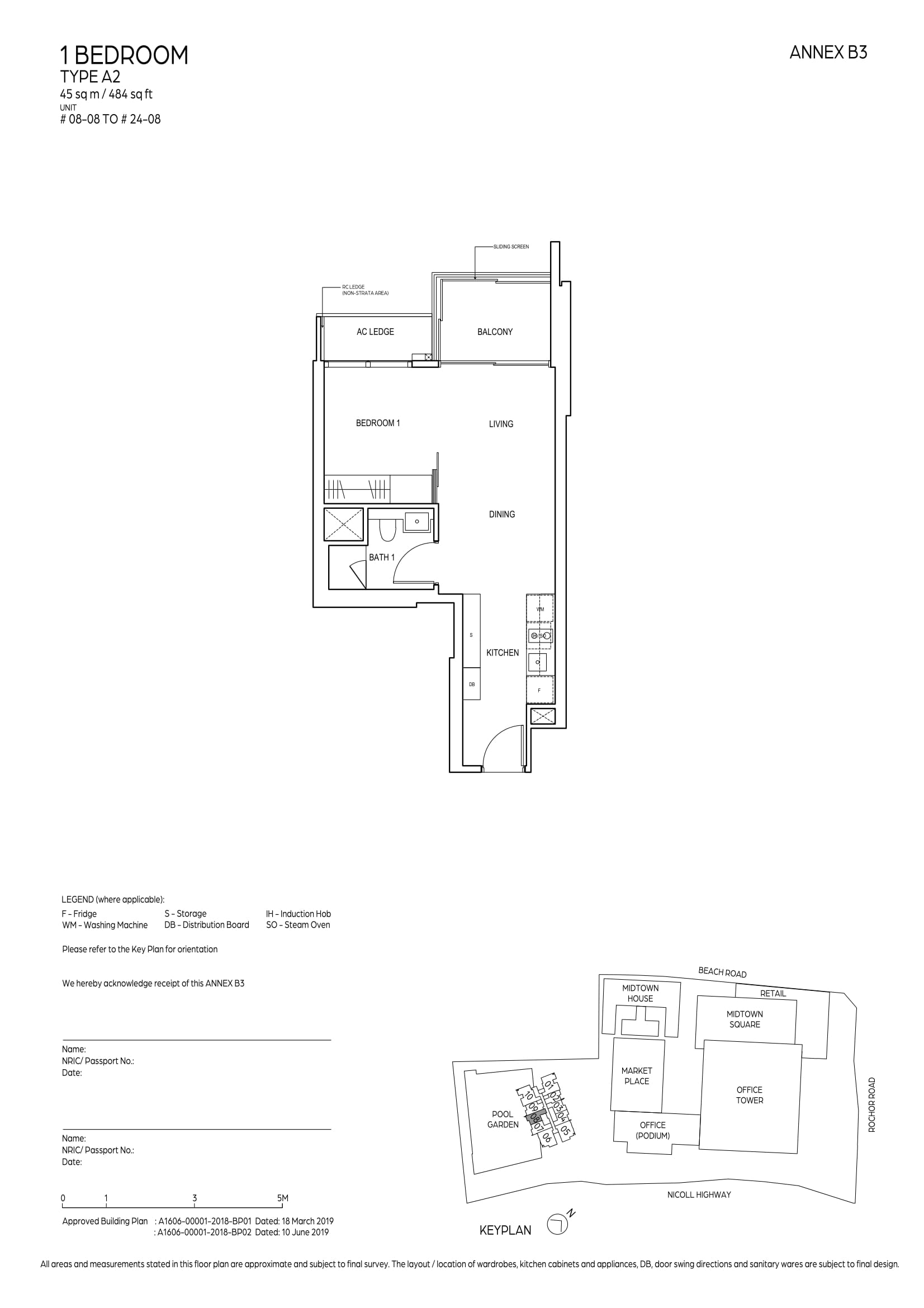 Midtown Bay 滨海名汇 A2 户型图