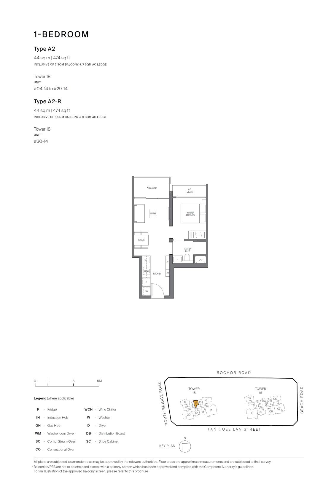 Midtown Modern 名汇庭苑 A2 户型图