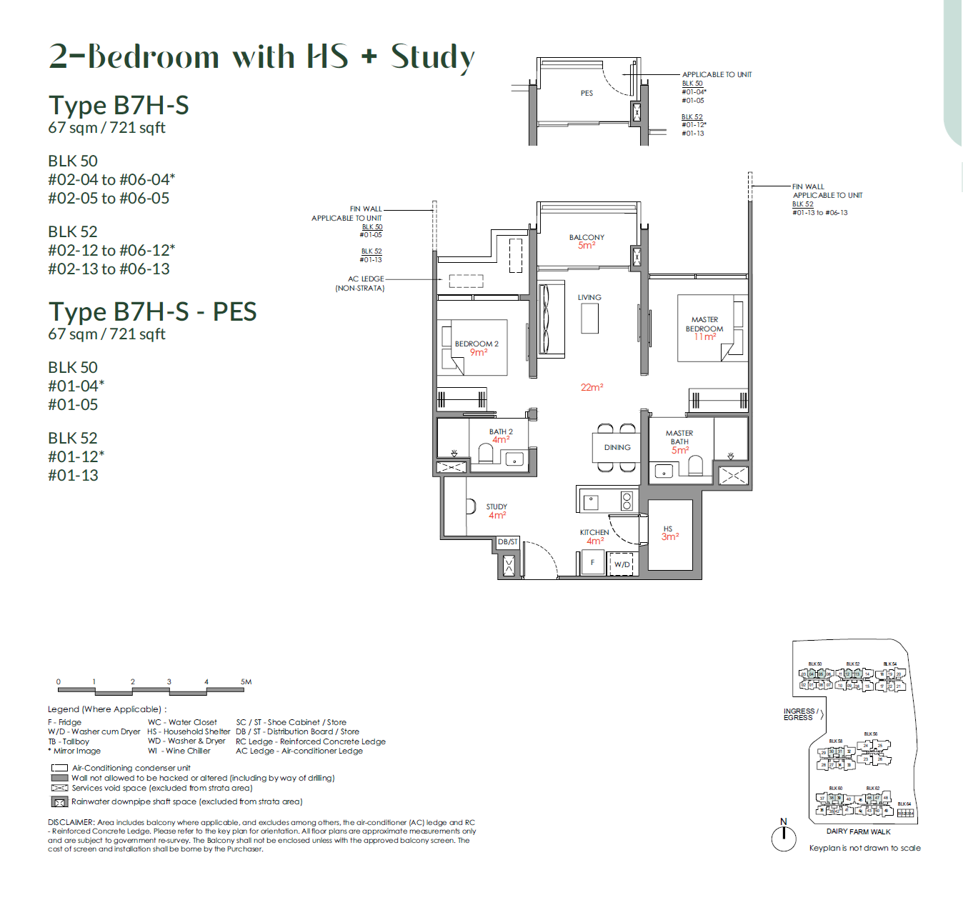 Narra Residences 翠岚轩 B7H-S 户型图