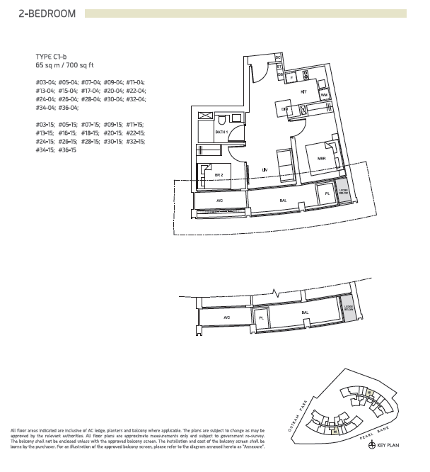One Pearl Bank floor plan