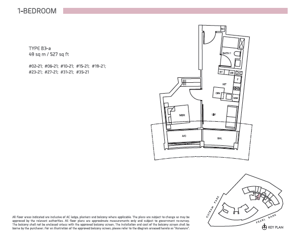 One Pearl Bank floor plan