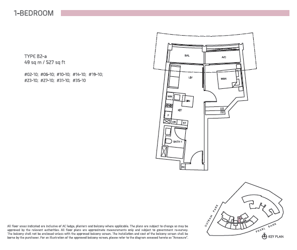 One Pearl Bank floor plan