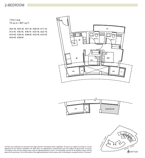 One Pearl Bank floor plan