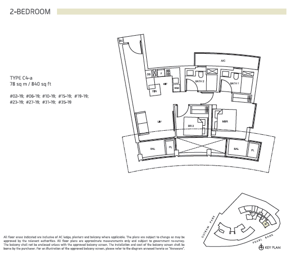 One Pearl Bank floor plan
