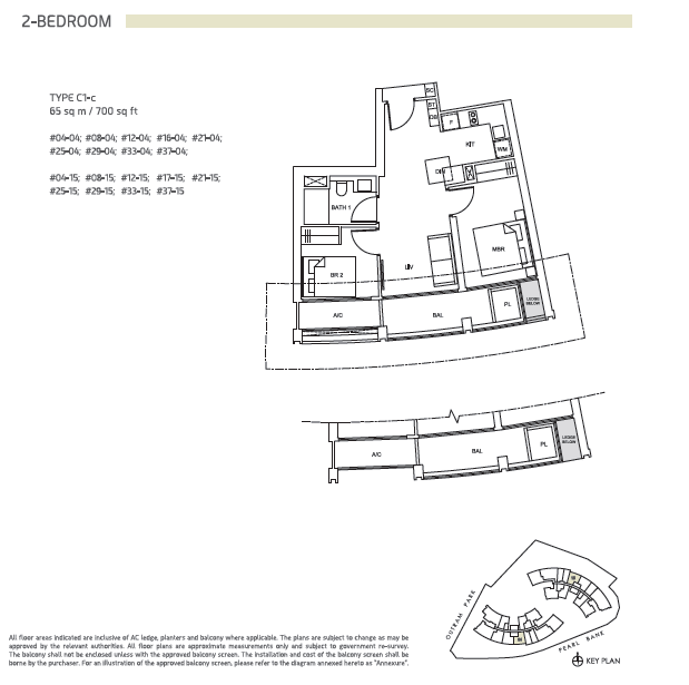 One Pearl Bank floor plan