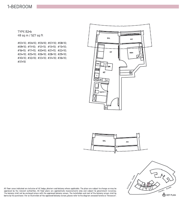 One Pearl Bank floor plan