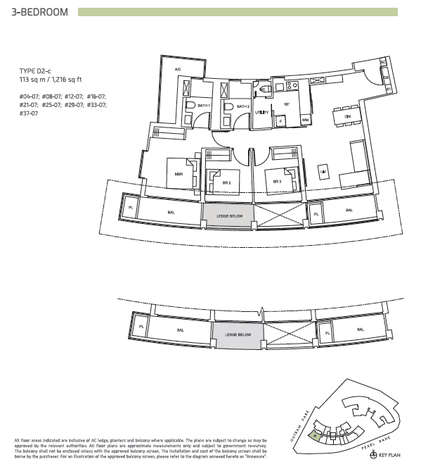 One Pearl Bank floor plan