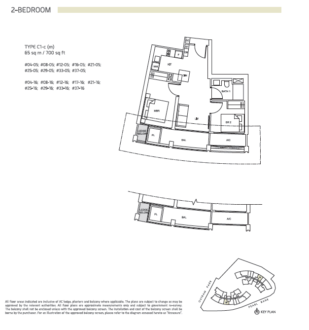 One Pearl Bank floor plan