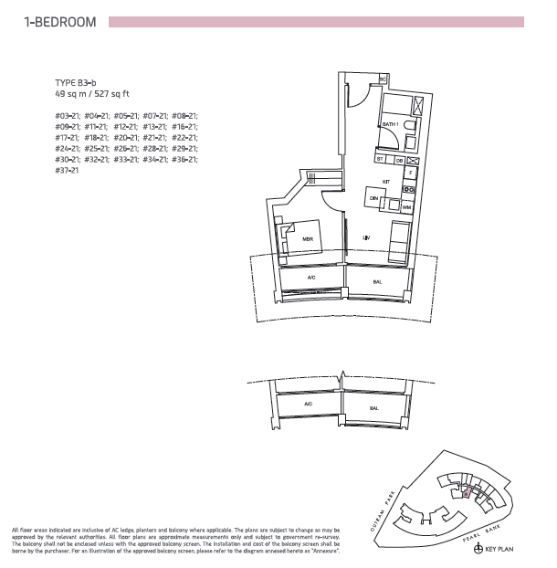 One Pearl Bank floor plan