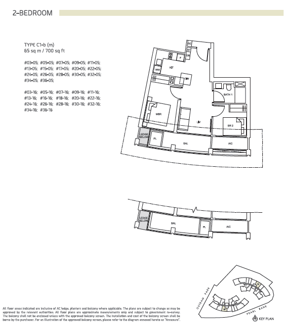 One Pearl Bank floor plan