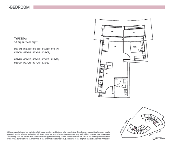 One Pearl Bank floor plan