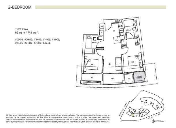 One Pearl Bank floor plan