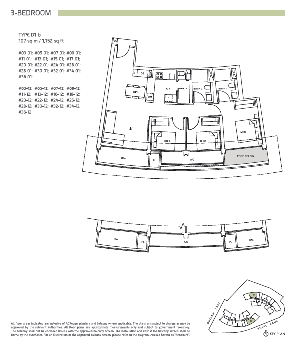 One Pearl Bank floor plan