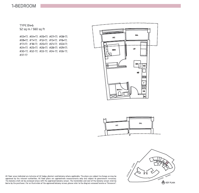 One Pearl Bank floor plan
