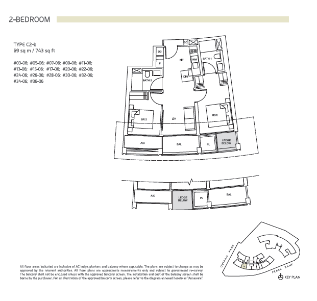 One Pearl Bank floor plan