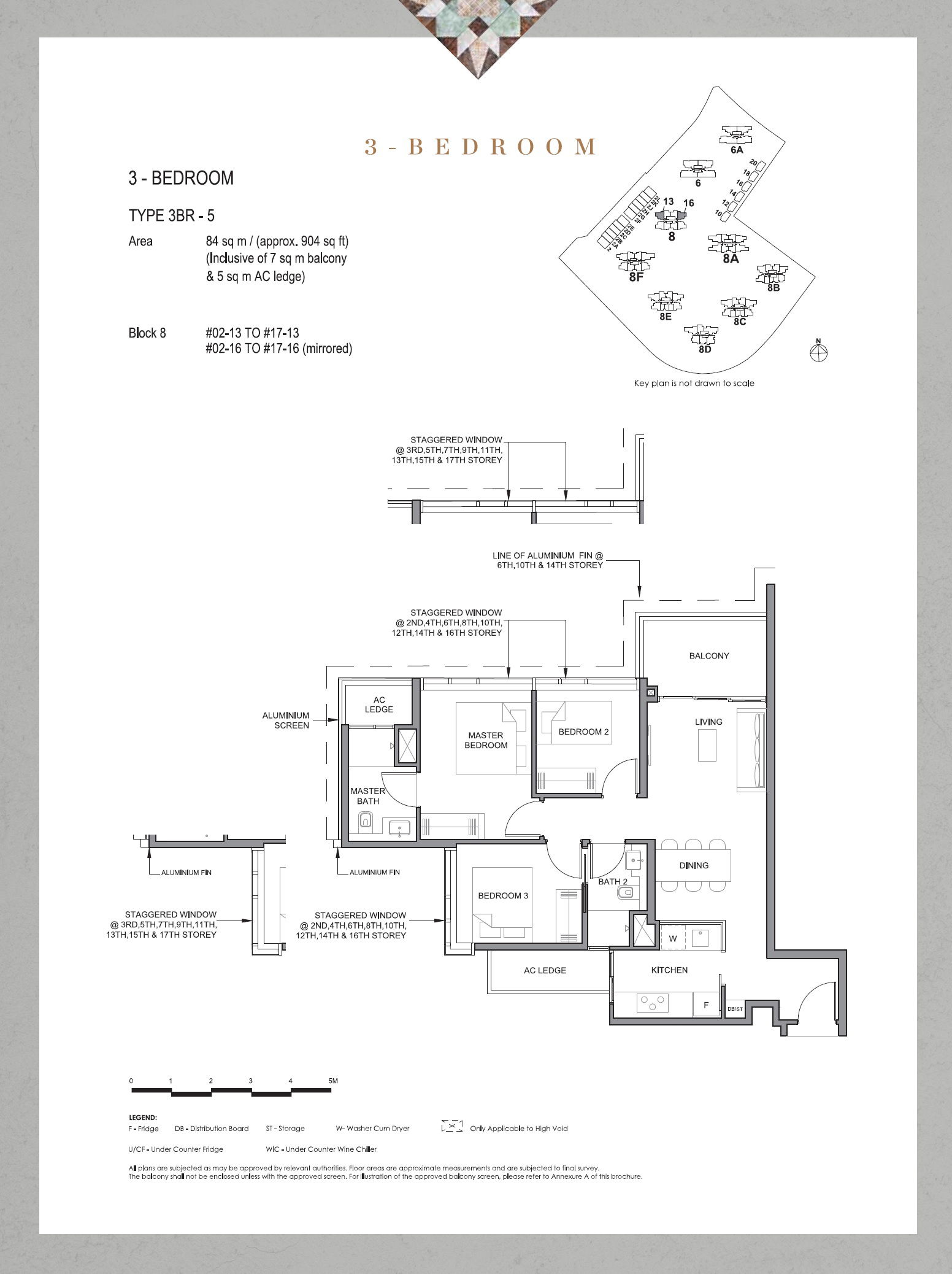 Parc Clematis 锦泰门第 3BR-5 户型图