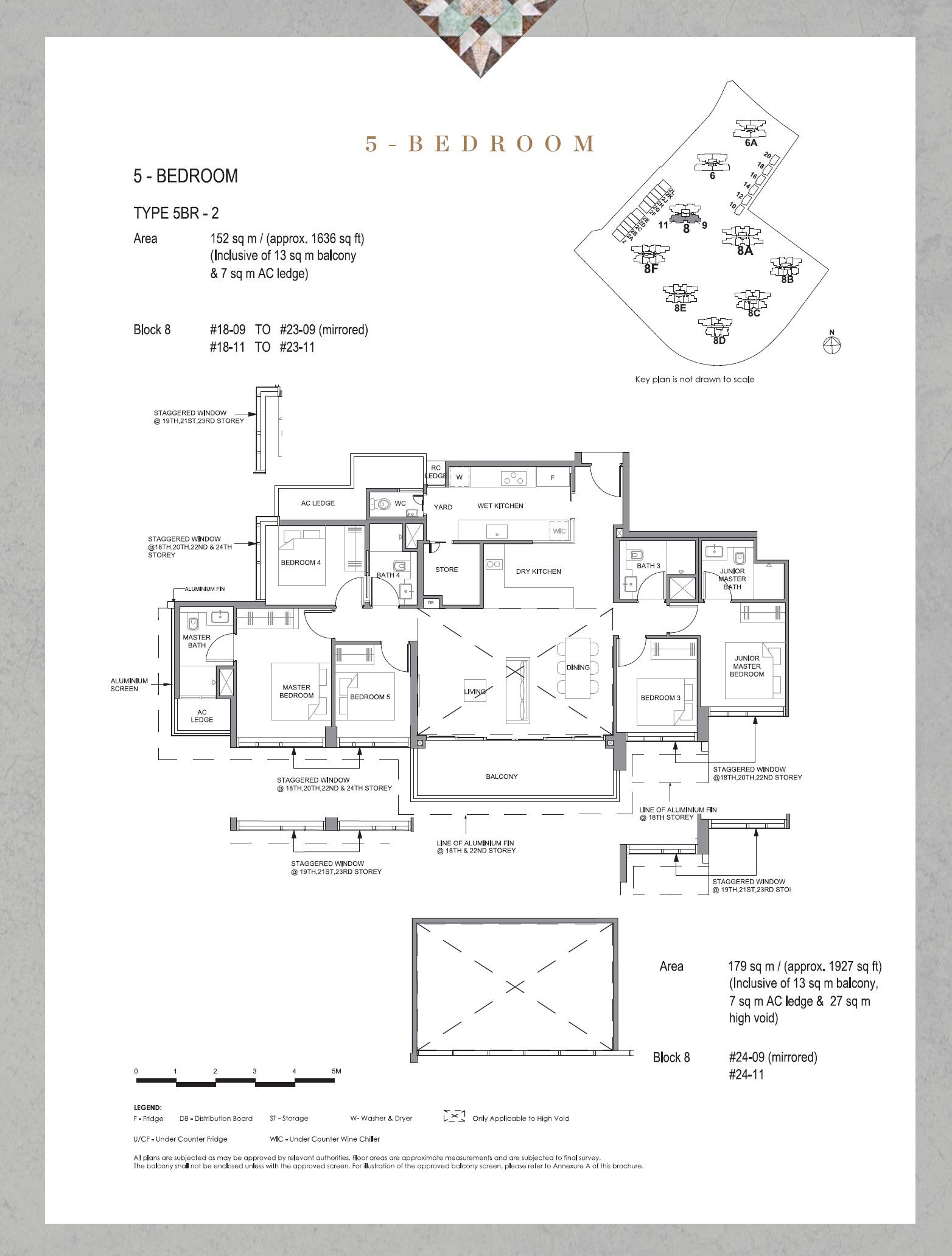 Parc Clematis 锦泰门第 5BR-2H 户型图