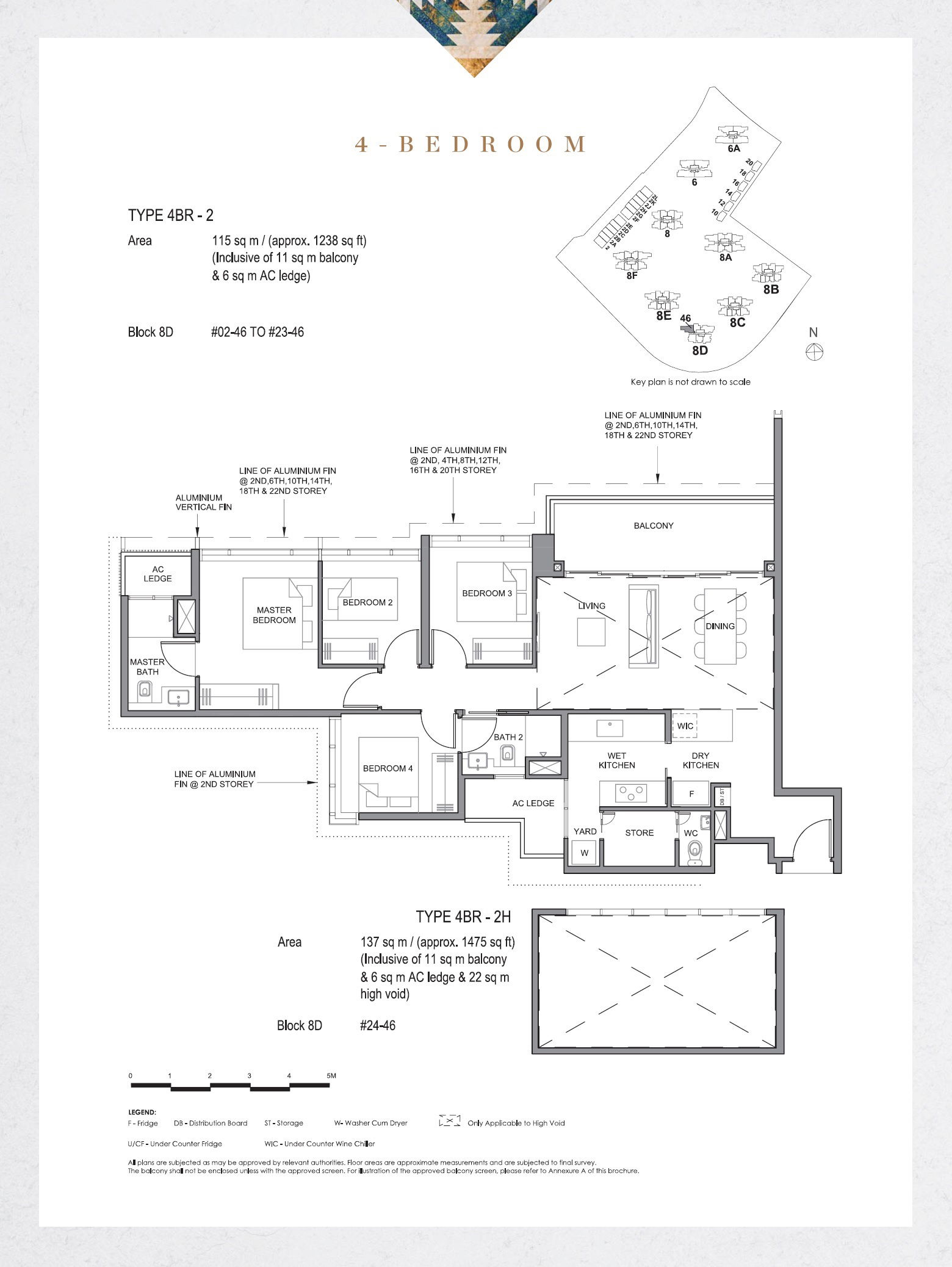 Parc Clematis 锦泰门第 4BR-2H 户型图