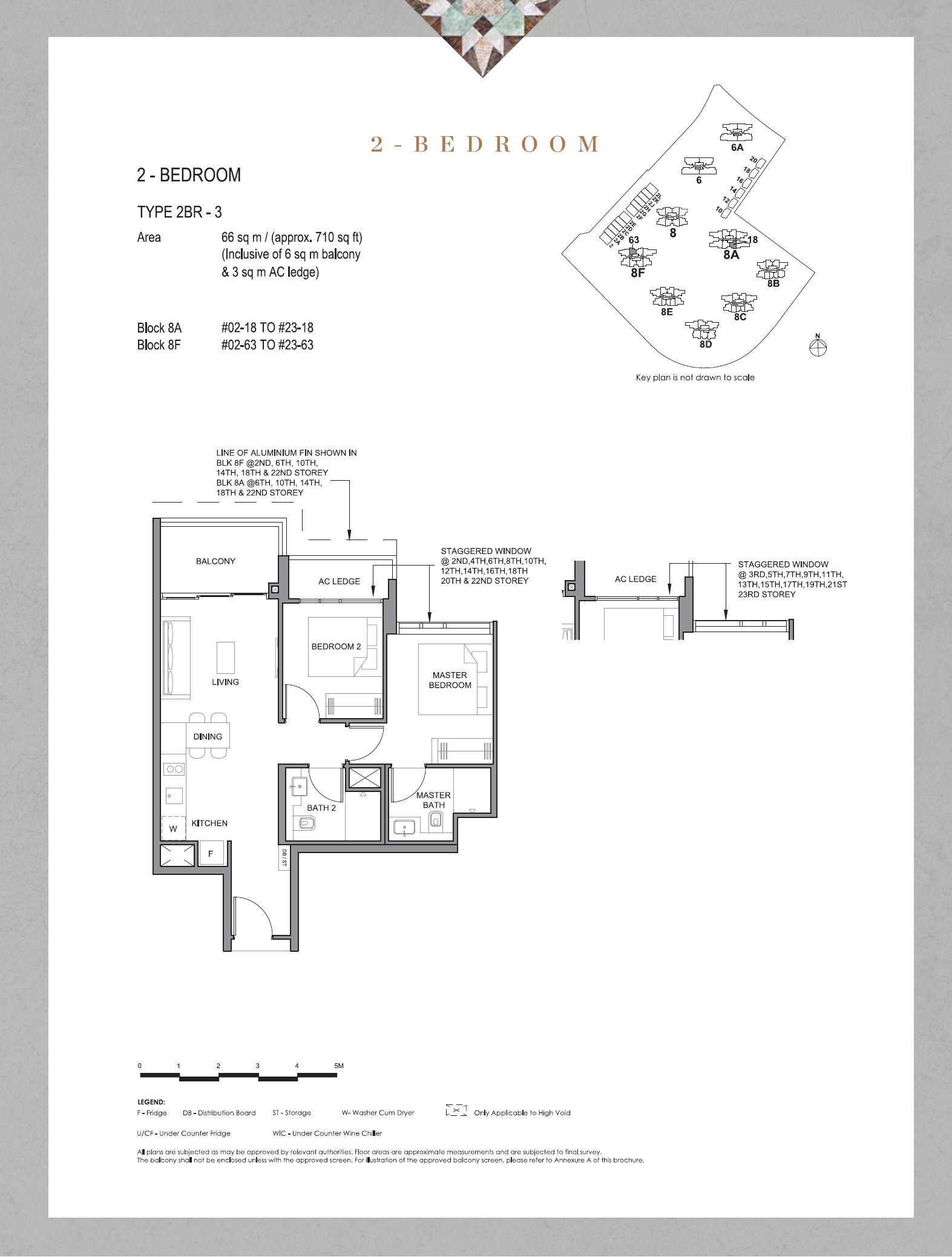 Parc Clematis 锦泰门第 2BR-3 户型图