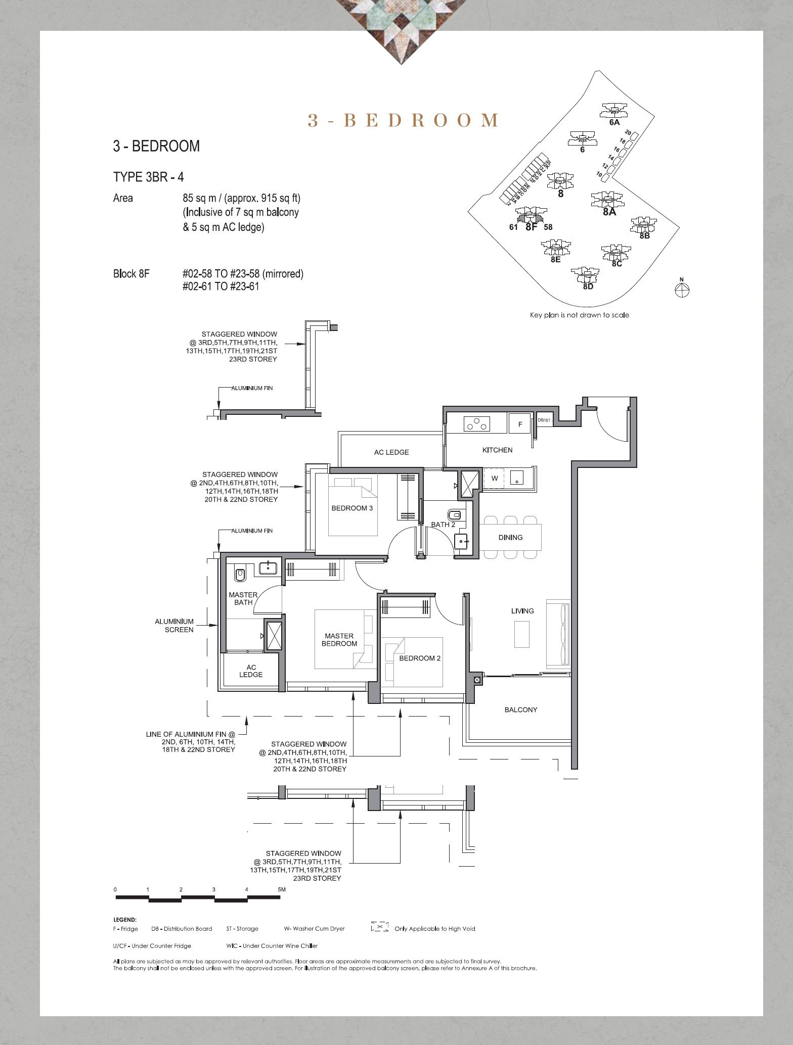 Parc Clematis 锦泰门第 3BR-4 户型图