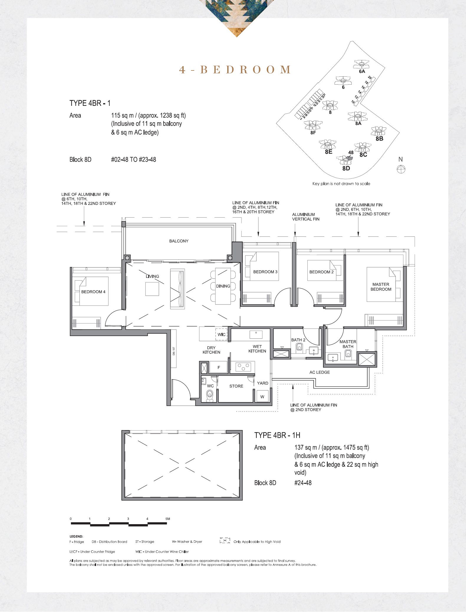Parc Clematis 锦泰门第 4BR-1 户型图