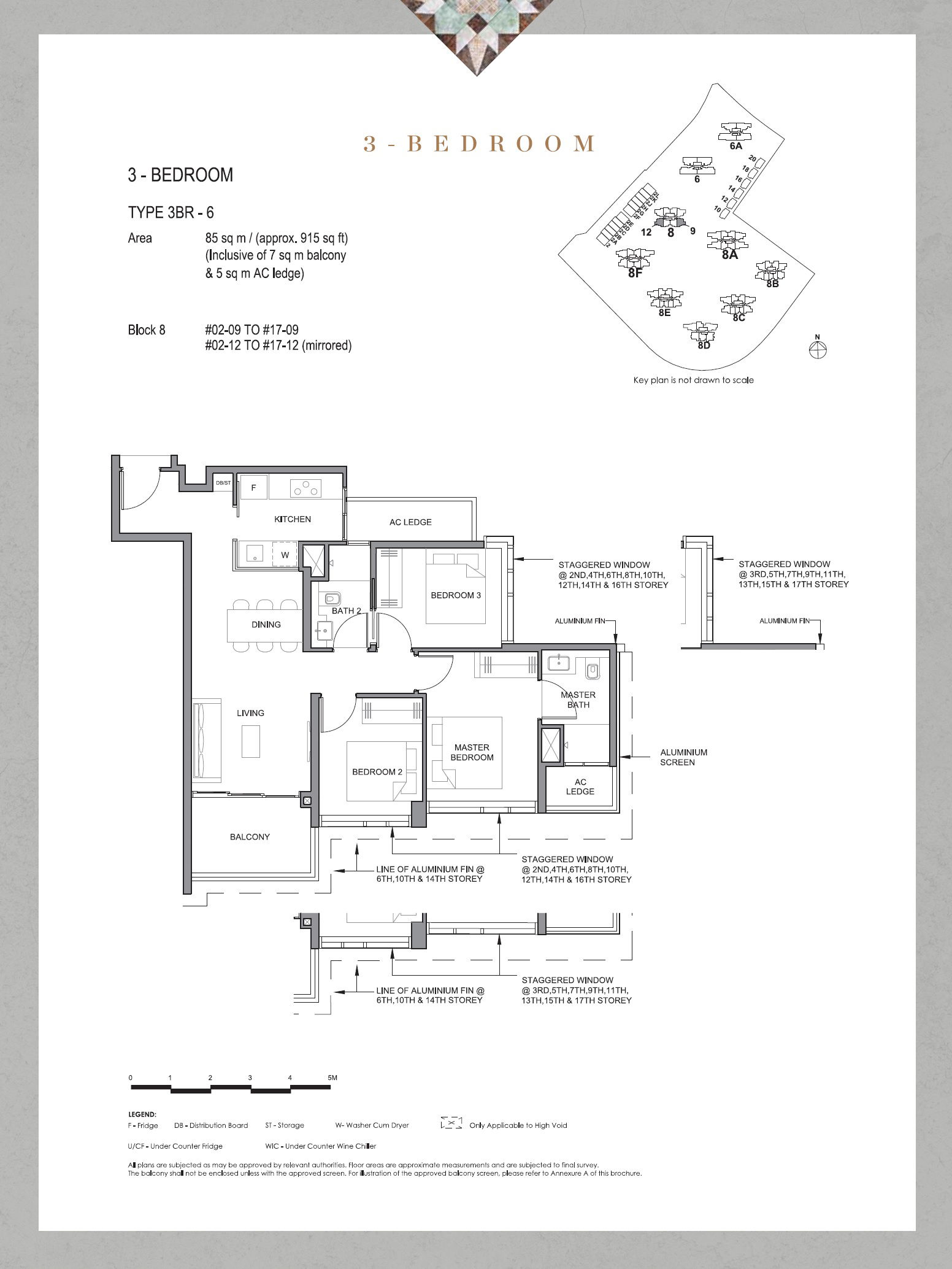 Parc Clematis 锦泰门第 3BR-6 户型图