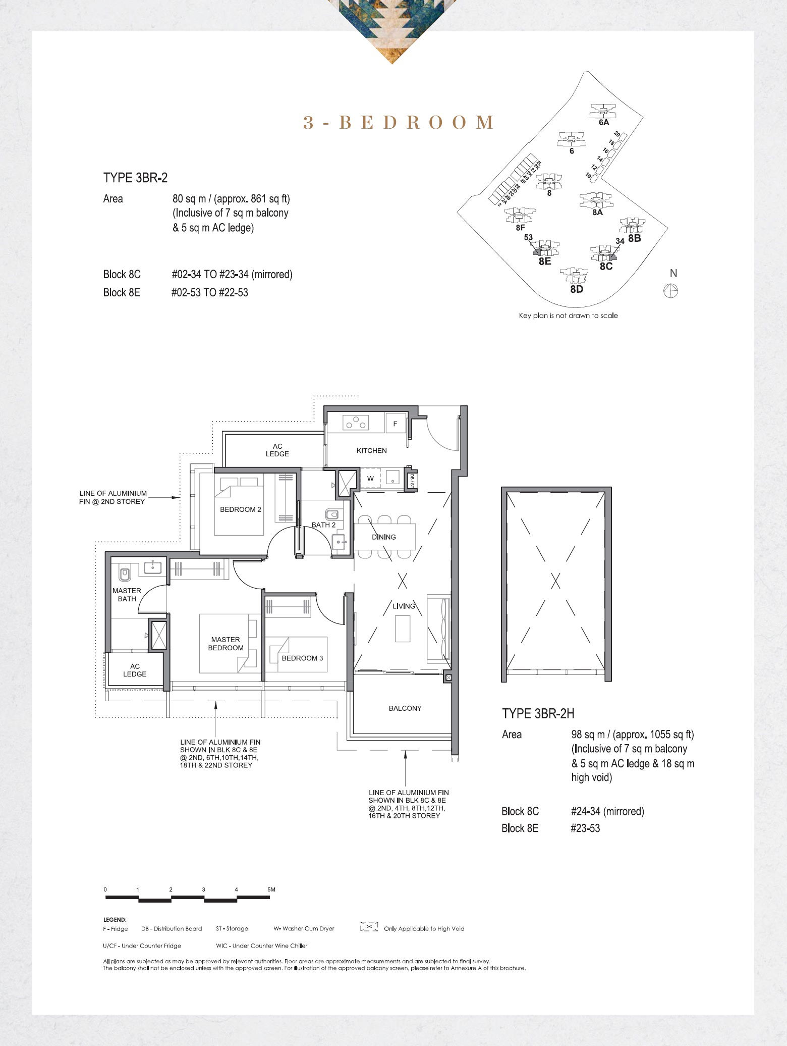 Parc Clematis 锦泰门第 3BR-2 户型图