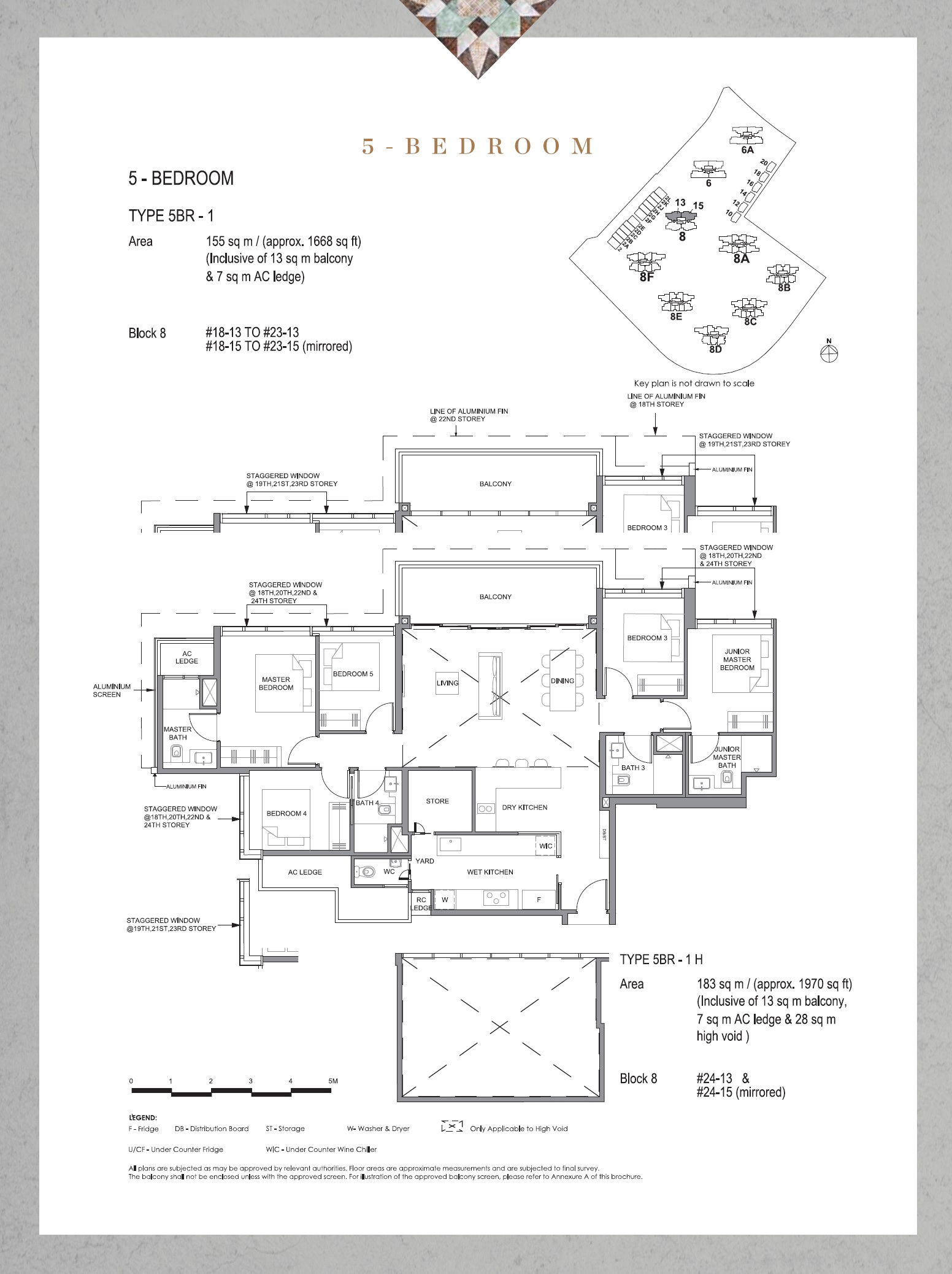 Parc Clematis 锦泰门第 5BR-1 户型图