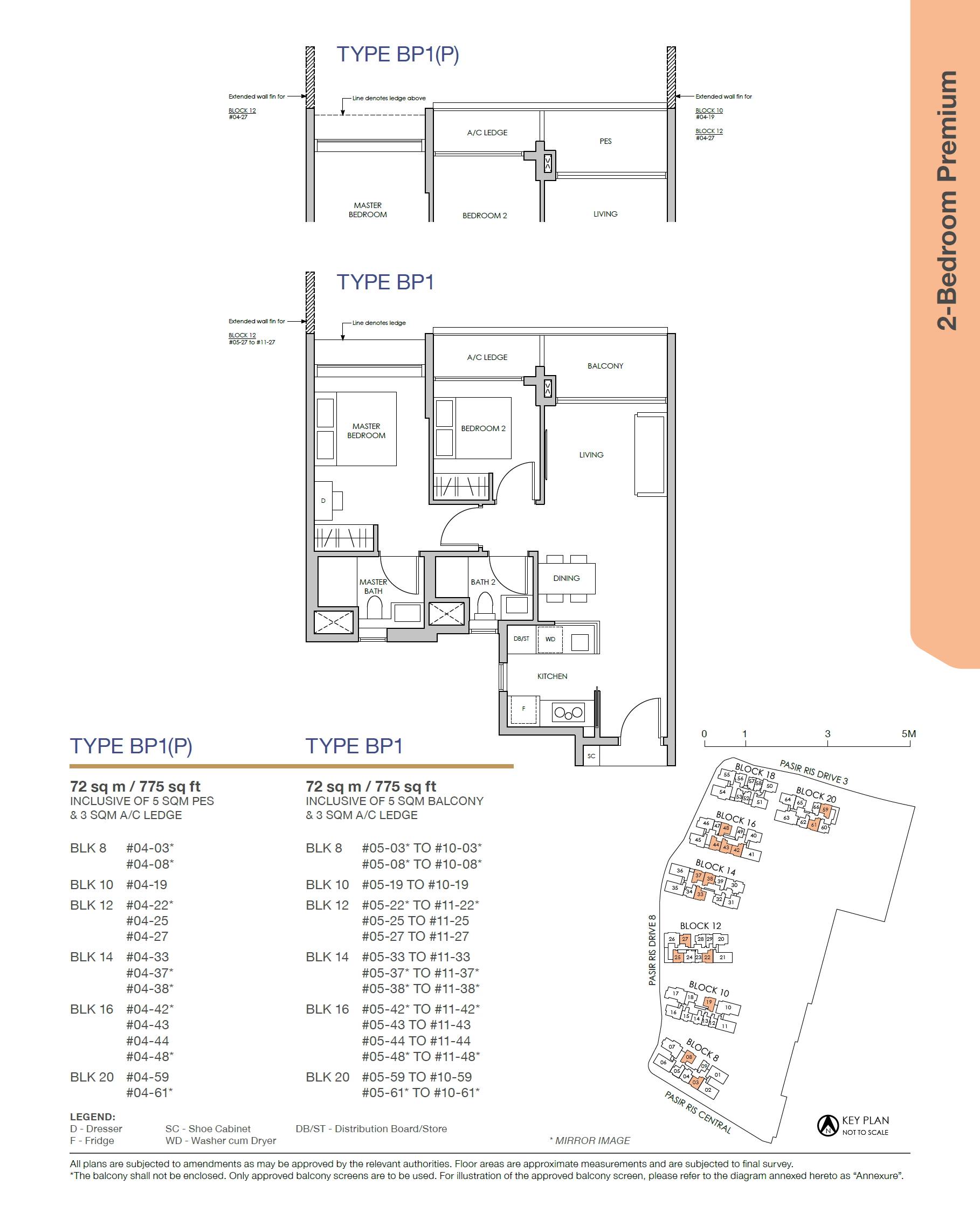 Pasir Ris 8 BP1 floor plan